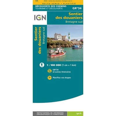 mapa Bretagne jih 1:100 t.