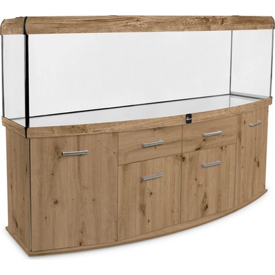 Diversa Solid LED akvarijní set vypouklý bílý 720 l