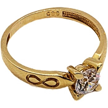 VipGold Златен годежен пръстен 2.42 гр (pr003)