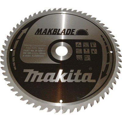Makita pilový kotouč 305x30 60T =oldB-03589 B-09036