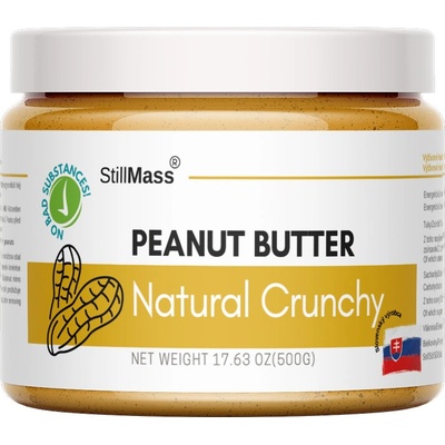 StillMass Arašidové maslo natural crunchy 500 g