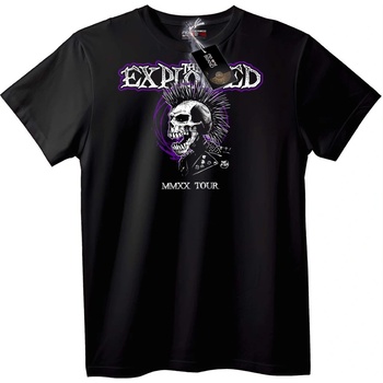 NOONEBRAND Тениска Exploited MMXX Турне - S, Black