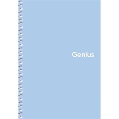 Shkolyaryk Špirálový zošit štvorčekový A5 PP obal Genius Pastel