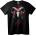 NOONEBRAND Тениска Мистичен Овен Череп - 7XL, Black