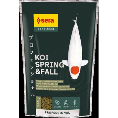Sera koi Professional spring and autumn food- Храна за ежедневно хранене на кои и други езерни риби при температури на водата под 17 градуса 500 гр