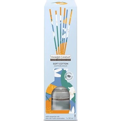 Yankee Candle Aroma difuzér Home Inspiration Soft Cotton 90 ml