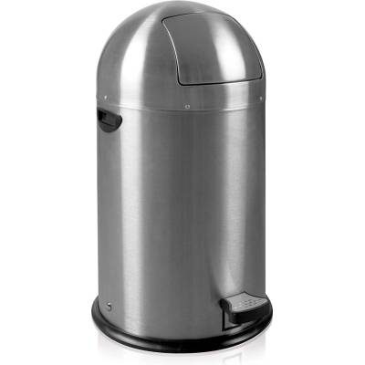 EKO-Europe EKO Кош за отпадъци с педал KICK CAN - 33 литра - мат (EKO 964800 - Matt s/s)