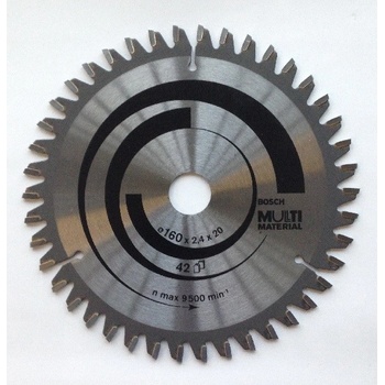 BOSCH Multi Material Pílový kotúč, 160 x 20/16 x 2,4 mm; 42 2608640503