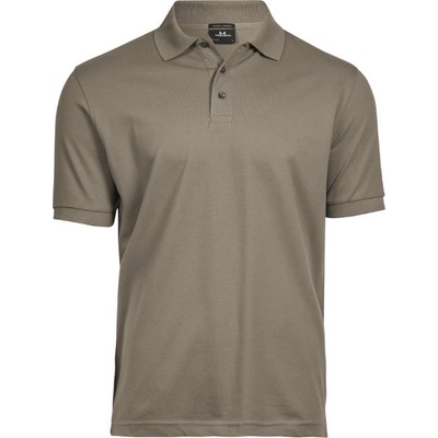 TEE JAYS TJ1405 / Мъжка еластична поло тениска от плътен памук - цвят глина XXXL (181405zo213)