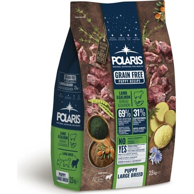 Polaris Puppy Large Jehněčí a losos 2,5 kg