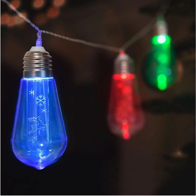 Family LED Vianočná reťaz 10xLED 2xAA 2,2m multicolor LC3522