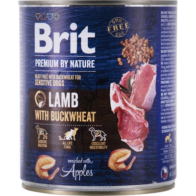 Brit Premium by Nature Dog Lamb with Buckwheat 800 g