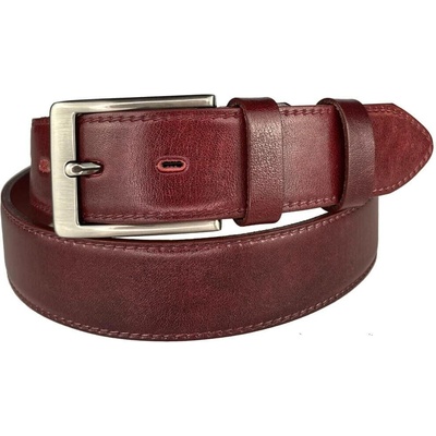 Penny Belts pánský kožený opasek 35-020-4-95 bordó