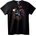 NOONEBRAND Тениска с изкуство за любовта и природата - 2XL, Black