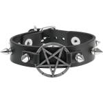 Leather & steel fashion Гривна Pentagram - LSF1 87