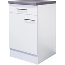 Flex-Well Kuchynská skrinka Joelina spodná, zásuvky + dvierka, 50 x 86 x 57,1 cm