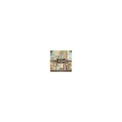 Sada papírů 20,3x20,3 190g Sea Land (SBBS101) Stamperia SCR526009