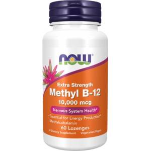 NOW Methyl B-12 10000 mcg [60 Подезични таблетки ]