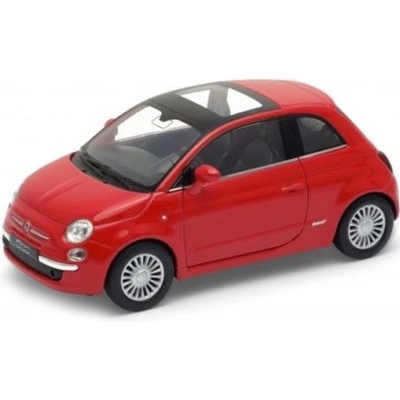 Welly FIAT 500 Oranžová 1:34