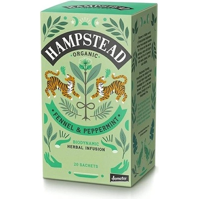 Hampstead Tea London Fennel & Peppermint BIO porciovaný čaj 20 ks