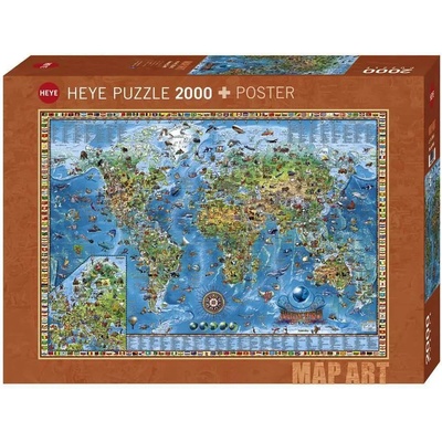 Heye - Puzzle Amazing world - 2 000 piese