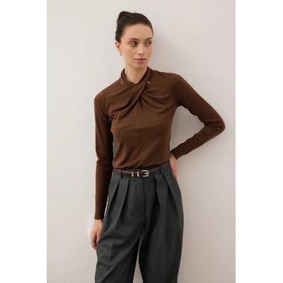 BIZUU Блуза с дълги ръкави Bizuu PINOWA (PINOWA.BRAZOWY)