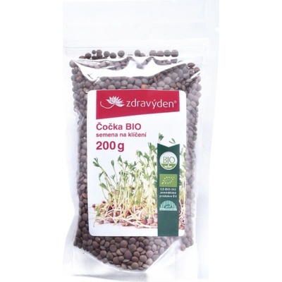 Čočka BIO semínka na klíčení 200g - Zdravý den