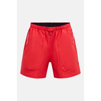 Peak Performance W OUTDOOR CARGO SHORTS BRILLIANT RED/BLACK