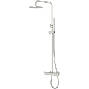Steinberg 100 - Душ комплект, с термостат, диаметър 20 cm, четкан никел 100 2721 BN (100 2721 BN)