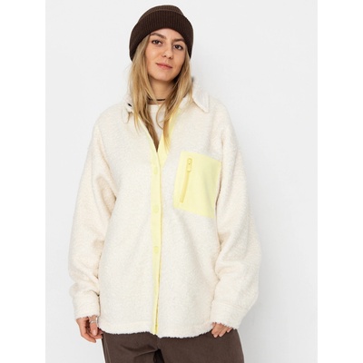 Roxy Chloe Kim Shacket whisper white