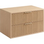 Rea REA-M0409 - Висящ шкаф за баня под мивката MONO 80x48, 5 cm бежов (RE0509)