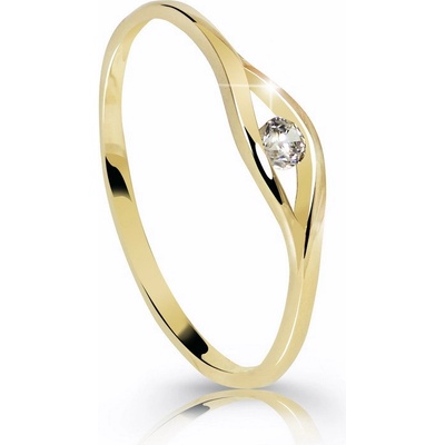 Cutie Jewellery zlatý prstýnek se zirkonem Z6108Y