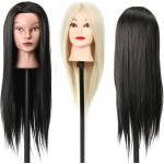 Sleek 6. Фризьорска тренировъчна глава - 30%, цветове: черно и русо