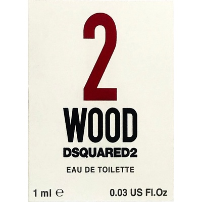 Dsquared2 2 Wood toaletní voda unisex 1 ml vzorek