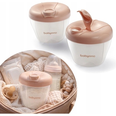 BabyOno Dávkovač sušeného mlieka Beige