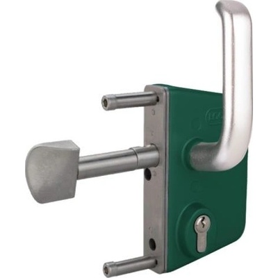 LOCINOX LSKZ 6005 - komplet zámkové krabice pro profil 60 mm, pro posuvné brány, zelený LSKZ6060U2L_6005