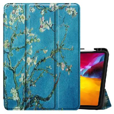 Калъф с място за Apple Pencil и функция заспиване за iPad Pro 11" (2020-2022) - цъфтящо дърво (75432)