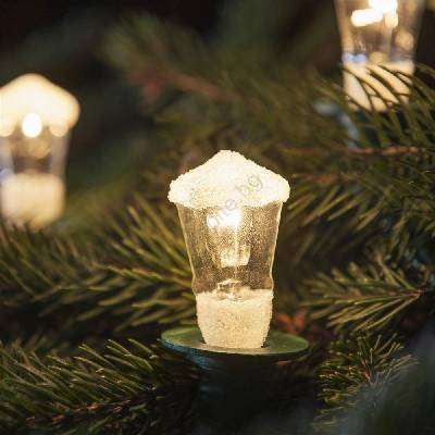 Exihand Осветителна верига lucerna - 12 гнезда e10, 10, 7 м, топло бяло (ex0116)