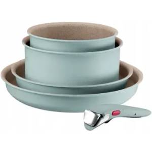 Tefal Комплект тигани и тенджери, Tefal L8049502 Set 5Pcs Ing6 Harmony Eucal Fr (L8049502)