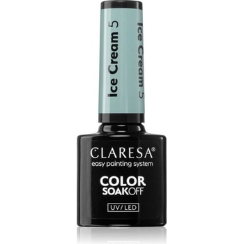 Claresa SoakOff UV/LED Color Ice Cream гел лак за нокти цвят 5 5 гр