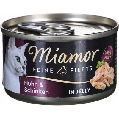 Miamor Feine Filets Adult kura so šunkou v želé 100 g