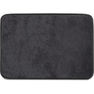 GEDY Постелка за баня GEDY Fuzzy, 40x60 см, черен мат (000096FY4060149)