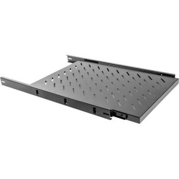 Lanberg Аксесоар Lanberg 19" sliding shelf 1U / 465x750mm, max load capacity up to 60kg, black (AK-1011-B)