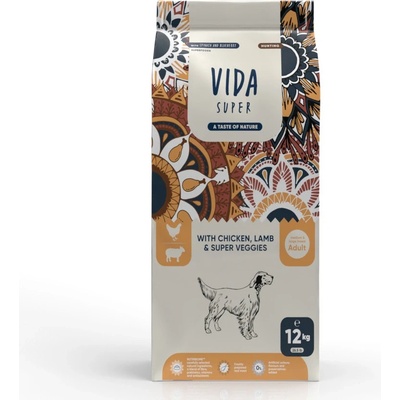 Kraftia Vida Super Dog Adult Medium & Large HUNTING Chicken & Lamb 12 Kg