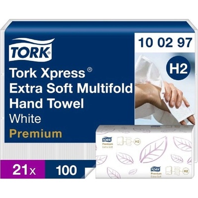 Tork Xpress Multifold H2, 2 vrstvy, 2100 ks 100297 – Zbozi.Blesk.cz