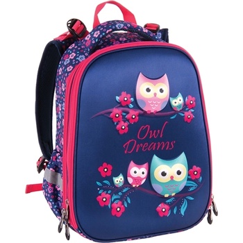 Image 1 of PULSE Раница Anatomic Cube - Owl Dreams, синьо-червена (1095110791)