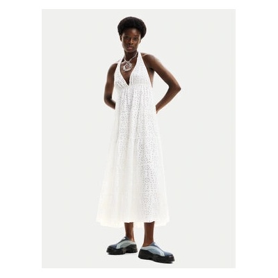 Desigual Лятна рокля Toronto 24SWVK46 Бял Regular Fit (Toronto 24SWVK46)