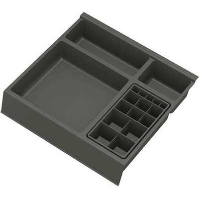 GOLLINUCCI Koupelnový organizér s příslušenstvím 270mm 241x242x53mm antracit (GOLLINUCCI Koupelnový organizér s příslušenstvím 270mm 241x242x53mm antracit)