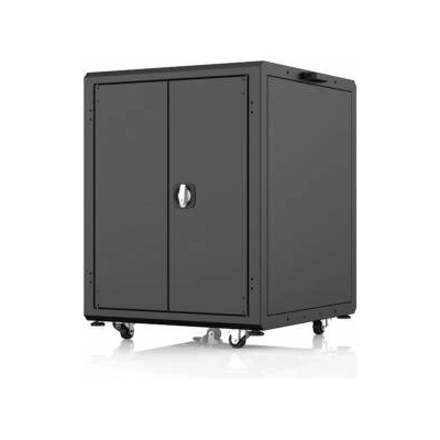 Lanview DCN LAPTOP CABINET 16U Rack Cabinet W: 700 x D: 750 x H: 931mm - Black Room to charge up to 32 devices