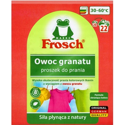 Frosch prací prášek na barevné prádlo Granátové jablko 22 PD 1,45 kg